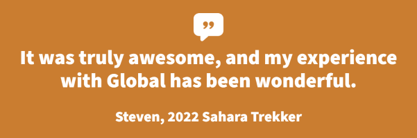 Sahara Desert Trek Testimonial